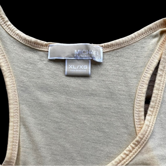 MICHAEL KORS LIGHT LEMON YELLOW TANK WOMEN’s XL - Picture 3 of 4